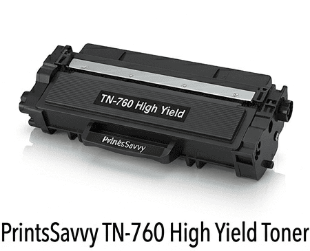 PrintsSavvy TN-760 High Yield Toner