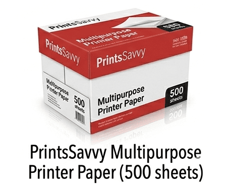 PrintsSavvy Multipurpose Printer Paper (500 sheets)